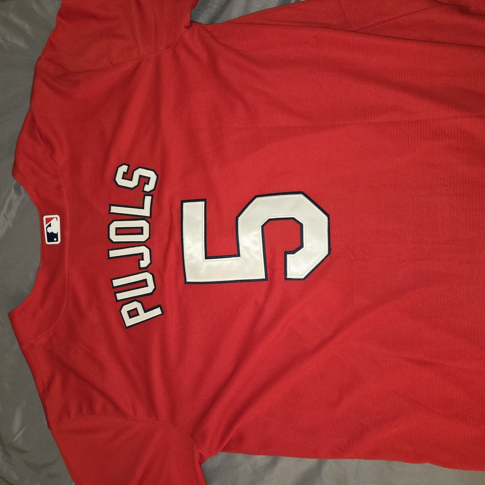 Red Pujols Jersey